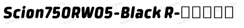 Scion750RW05-Black R字体转换